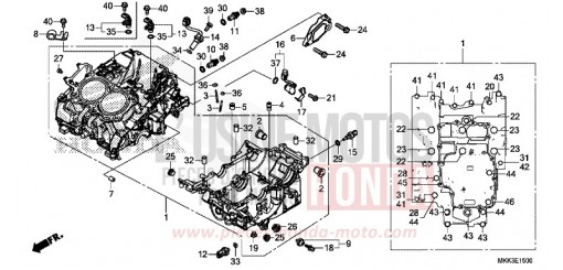 CRANKCASE CRF1000A2J de 2018