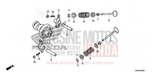 CAMSHAFT/VALVE FES125AC de 2012