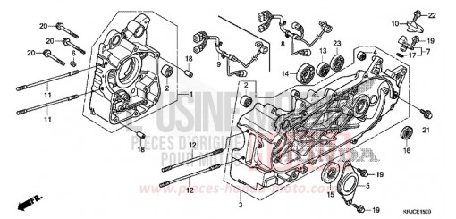 CRANKCASE FES125AC de 2012