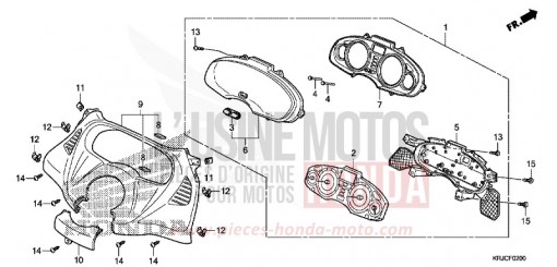 SPEEDOMETER FES125AC de 2012