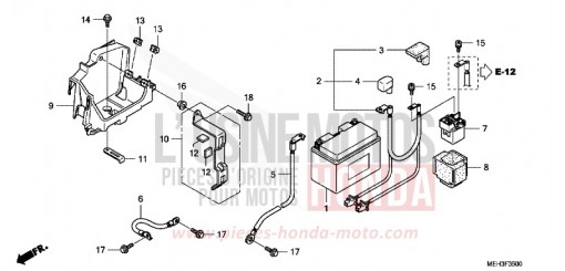 BATTERY NSA700A8 de 2008