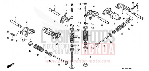 CAMSHAFT/VALVE NSA700A8 de 2008