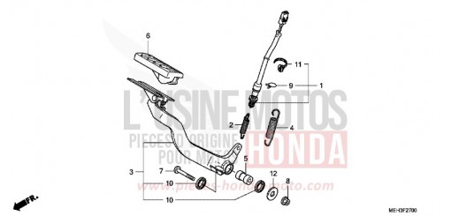 PEDAL NSA700A8 de 2008