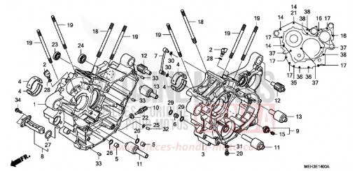 CRANKCASE NSA700A9 de 2009
