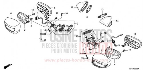 WINKER/MIRROR NSA700A9 de 2009