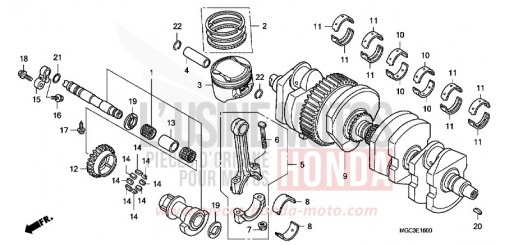 CRANKSHAFT/PISTON CB1100AD de 2013