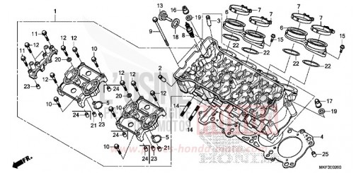 TESTATA CBR1000S1H di 2017