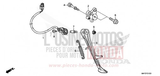 STAND CBR1000S2H de 2017