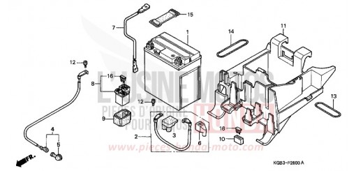 BATTERIA VT125C2Y di 2000