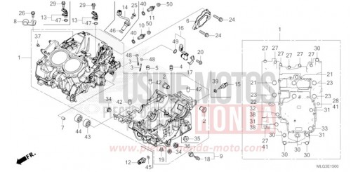 CRANKCASE CRF1100AN de 2022