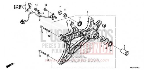 SWINGARM NSS125ADK de 2020