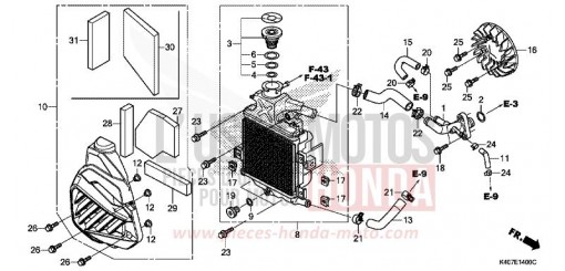 RADIATOR NSS125ADH de 2018