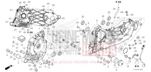 CRANKCASE SH350AM de 2021
