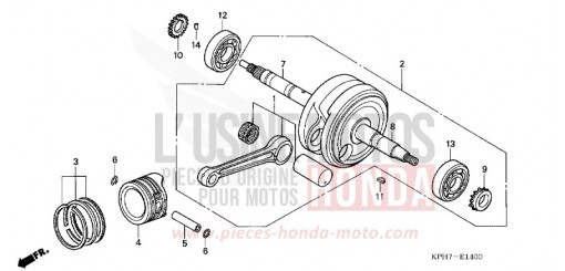 CRANKSHAFT/PISTON ANF1253 de 2003