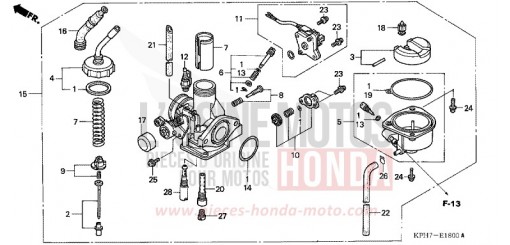 CARBURETOR ANF1255 de 2005