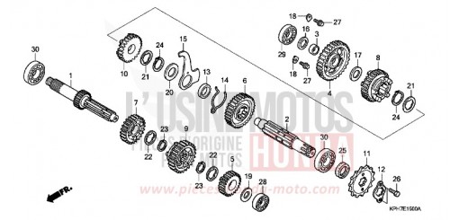 TRANSMISSION ANF125T5 de 2005