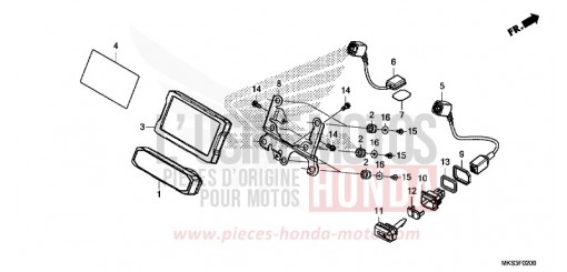 CONTACHILOMETRI CRF1100D4L di 2020