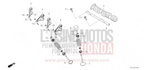 CAMSHAFT/VALVE CRF1100D4N de 2022