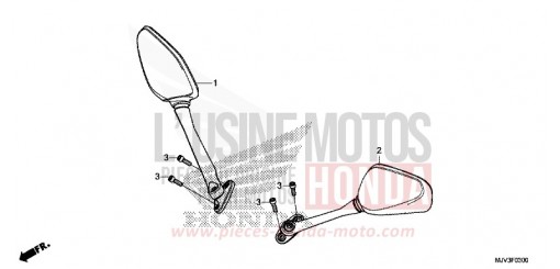 MIRROR CBR500RAF de 2015