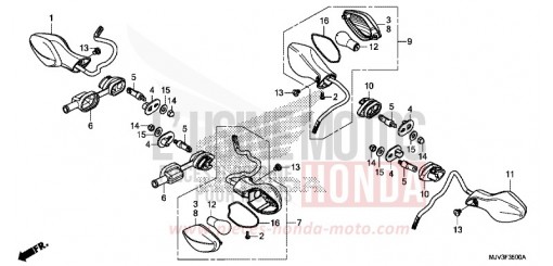 WINKER CBR500RAF de 2015
