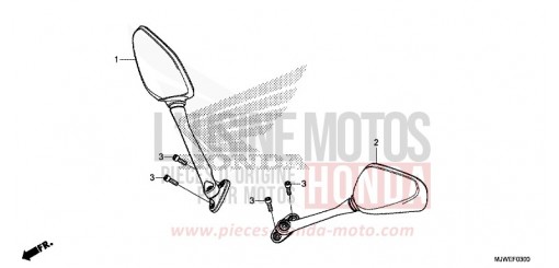 MIRROR CBR500RAG de 2016
