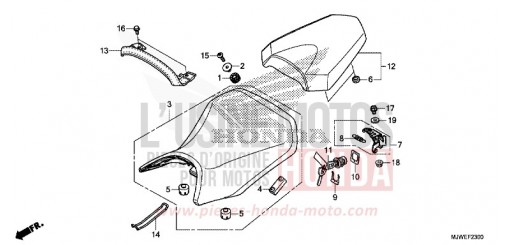 SELLA CBR500RAG di 2016