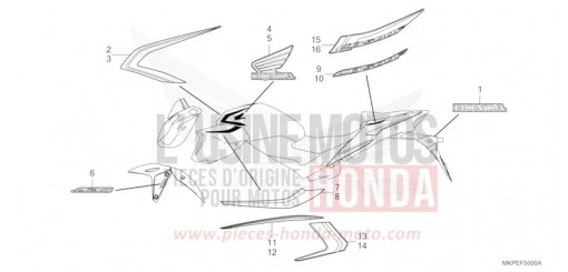 MARCA/STRISCIA CB500FAN di 2022