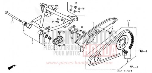 SWINGARM XR50R3 de 2003