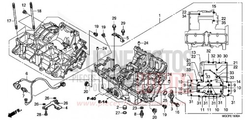 CRANKCASE CB1100NAK de 2019