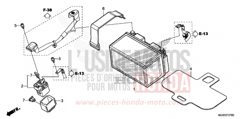 BATTERY CBR500RAH de 2017