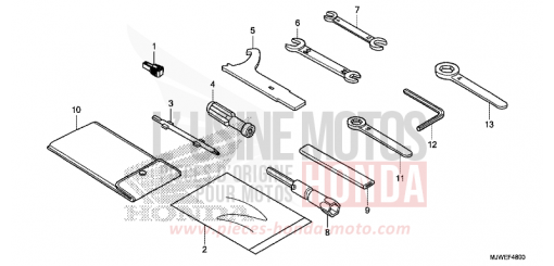 TOOL CBR500RAH de 2017