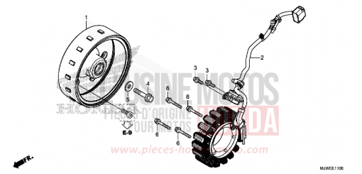 GENERATOR CBR500RAJ de 2018