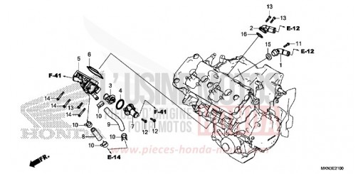 THERMOSTAT CB650RAK de 2019