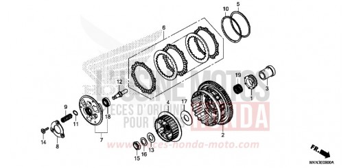 CLUTCH CB650RAK de 2019