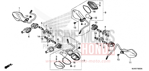 FRECCIA CBR500RAJ di 2018