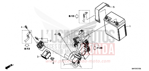 BATTERIA CBR500RAK di 2019