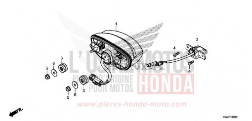 TAILLIGHT CBF300NAJ de 2018