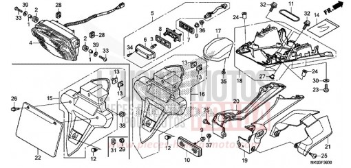 TAILLIGHT CBR1000SF de 2015