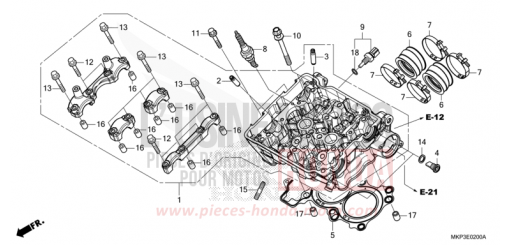 TESTATA CBR500RAM di 2021