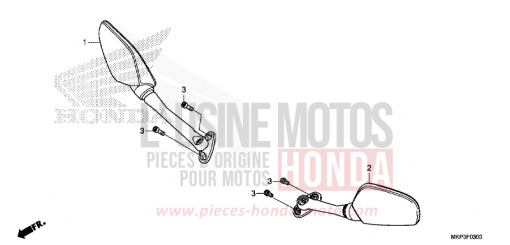 MIRROR CBR500RAM de 2021