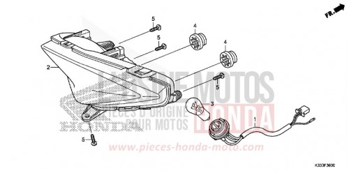 HECKLEUCHTE CBR300RAG de 2016