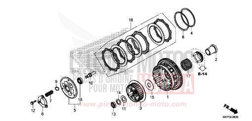 CLUTCH CBR500RAM de 2021