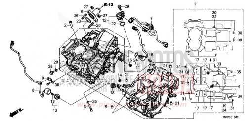 CRANKCASE CBR500RAN de 2022