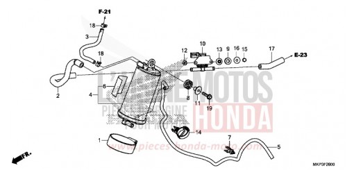 CANISTER CBR500RAN de 2022