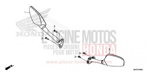 MIRROR CBR500RAN de 2022