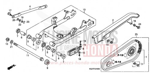 SWINGARM CG125ES4 de 2004