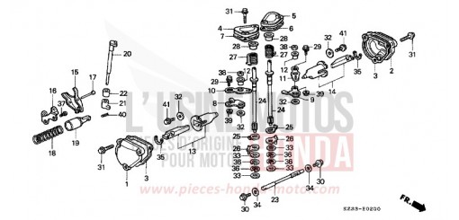AUSLASSVENTIL CR250RM de 1991