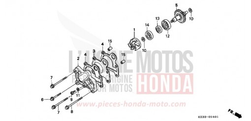 WASSERPUMPE CR250RN de 1992