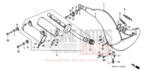EXPANSIONSKAMMER CR250RN de 1992