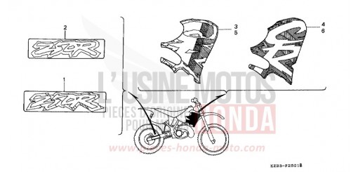 MARKE CR250RR de 1994